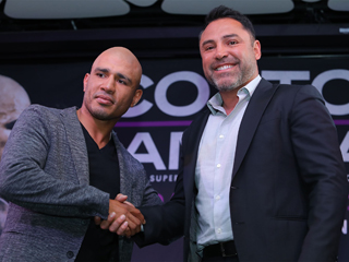 (写真:ゴールデンボーイ・プロモーションズと契約したコットにとって、この1戦は最終章のスタート Photo By Tom Hogan Photos/Golden Boy Promotions)