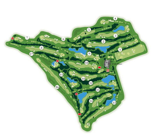 ◆003ロイヤル18Hコース俯瞰図