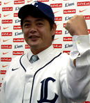 西武・工藤、背番号「55」で「イケイケゴーゴー」！