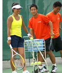 世界を目指す伊達選手との合同合宿　〜伊予銀行男子テニス部〜