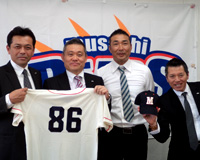 新球団・武蔵、星野おさむ初代監督が就任　〜ＢＣリーグ〜