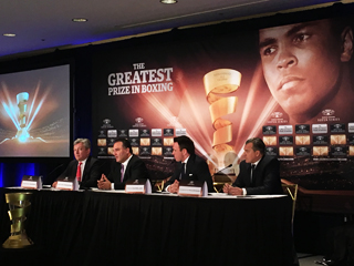 （写真：３月の会見は豪華ではあったが、具体的な内容は乏しかった）