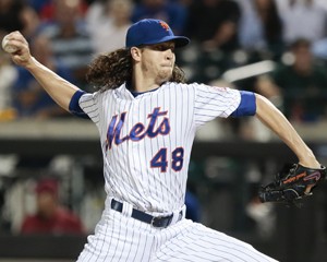 （写真：デグロムはメジャー２年目にしてエースのひとりとして完全に確立したPhoto By Kotaro Ohashi）