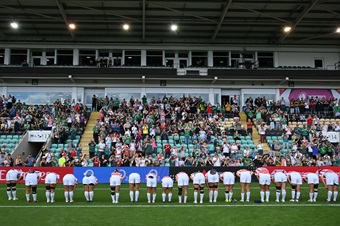 サクラフィフティーン、黒星スタート　～女子Ｗ杯イングランド大会～