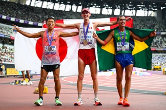 ９日間の祭典開幕！ 日本勢メダル第１号は男子35km競歩・勝木隼人の銅　～世界陸上東京大会～