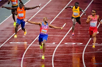 リレー種目はアメリカが３冠！ 日本４継は６位入賞　～世界陸上東京大会～