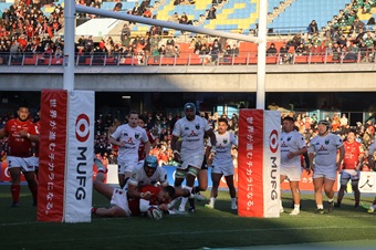 ブレイブルーパス、東芝本社所在地・川崎で勝利　〜リーグワン〜