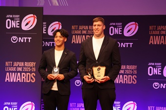 レタリック（神戸）、MVP含む個人４冠！ 新人賞はアーリーエントリー初の上ノ坊　～リーグワン～